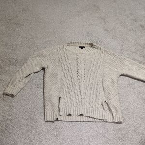 Mittoshop Cream Cable Knit Sweater